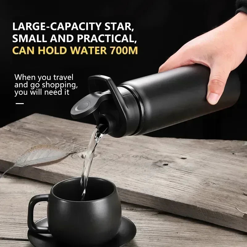 Portable Stainless Steel Sports Water Bottle